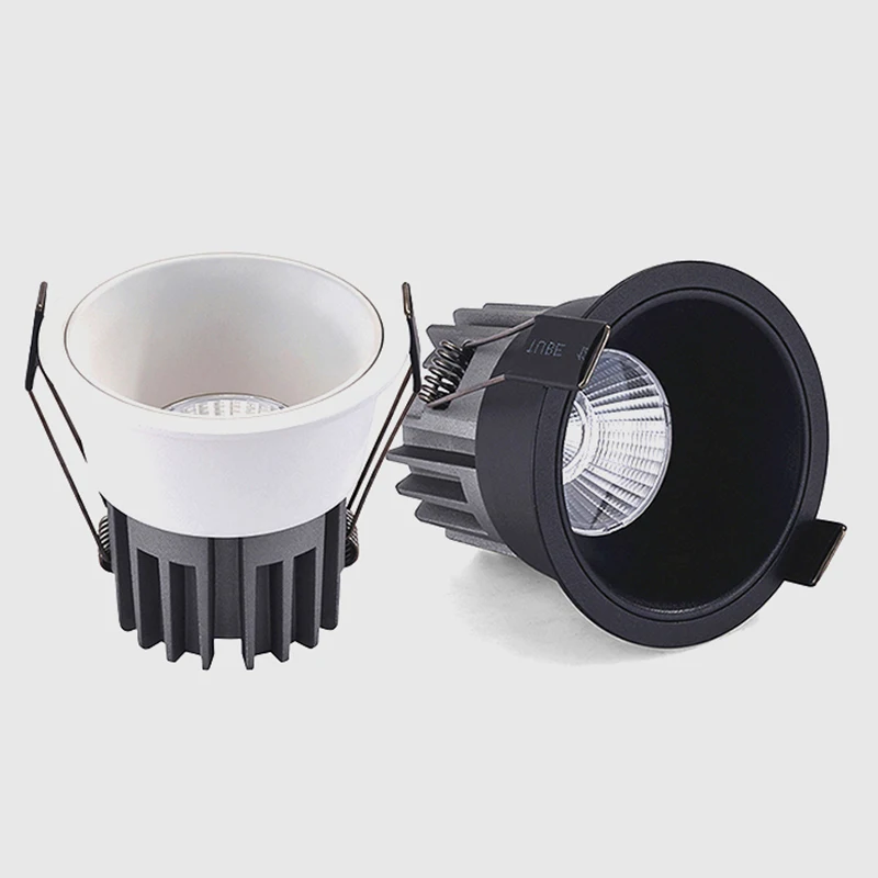 Imagem -04 - Recesso Dimmable Anti-glare Cob Led Downlights Luzes de Teto Lâmpada de Iluminação Interior 7w 9w 12w 15w 110240v