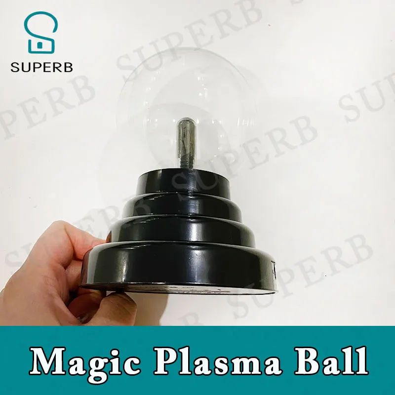 Imagem -02 - Bola de Plasma Mágico de Escape Adereços para Jogos de Escape Enigma Misterioso para Sala de Câmara Touch Ball