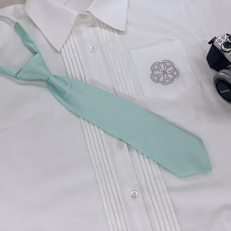 Japanischen Schule Kleider Krawatte Für Mädchen Und Jungen Studenten Jk Uniform Kragen Sailor Anzug Hemd Arbeitskleidung BlouseTie Zubehör