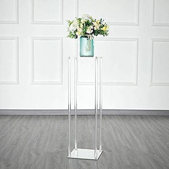 

12pcs)clear acrylic Flower stand Centerpiece Table Centerpieces Wedding table Flowe Acrylic Crystal vases