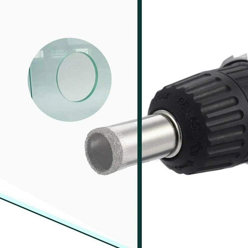 50 pezzi di Diamante Rivestito Punta Del Trapano Per 8 millimetri Punta di diamante Foro Seghe, per Piastrelle di ceramica, vetro, cucina Ceramica, Marmo