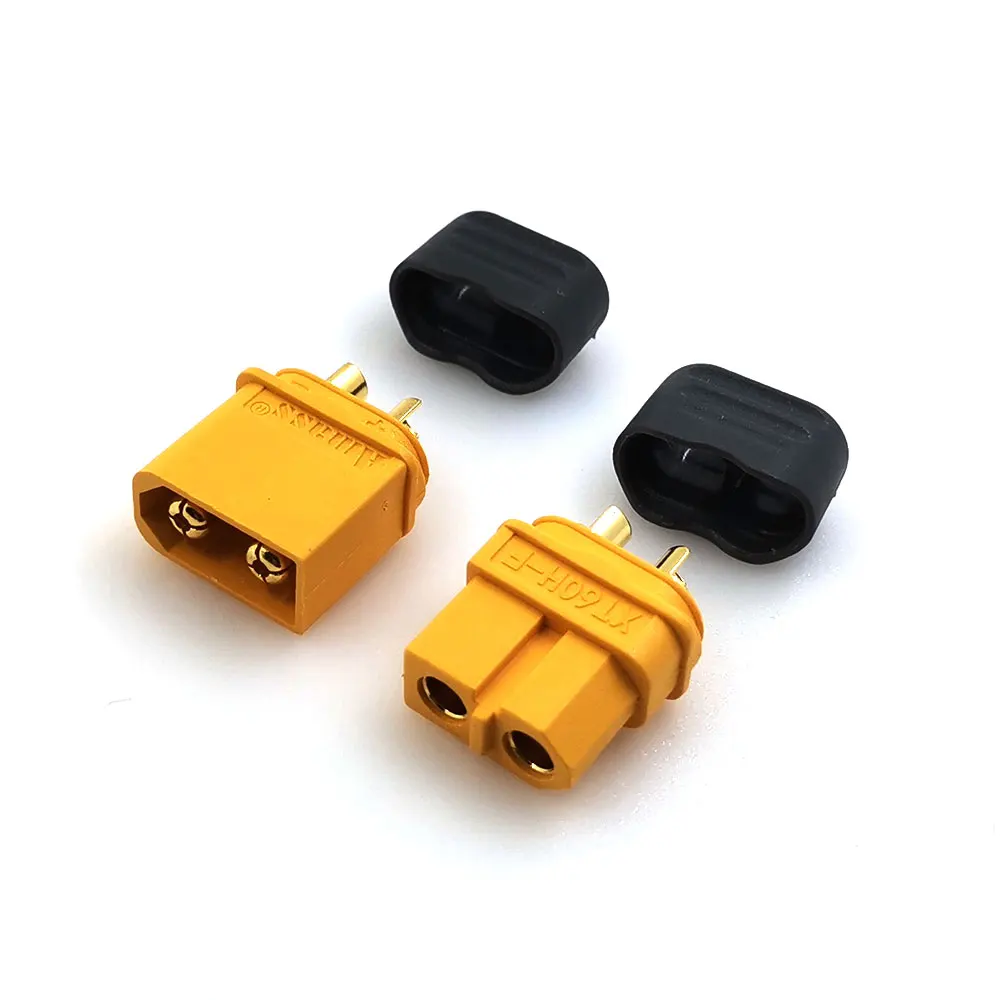 Conector plug amass xt60h original, com estojo caixa fêmea/macho xt60, plugue para rc bateria de lipo rc carros fpv drone