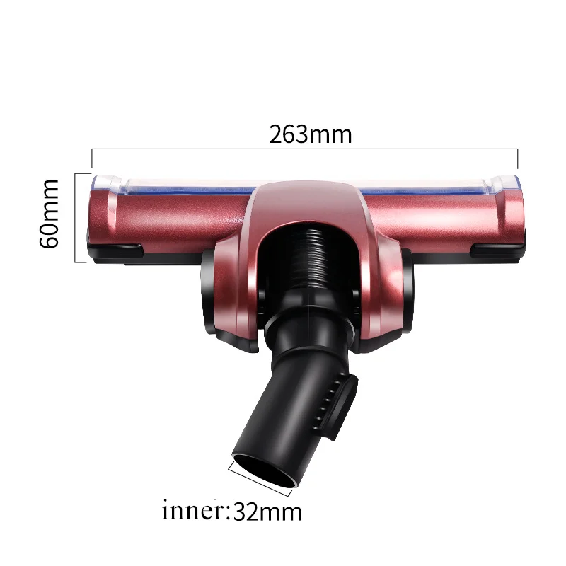 32mm Universal Vacuum Cleaner Brush Turbo Brush Nozzle for Vacuum Cleaner Cyclone Power Vacuum Brush Head Floor Brush Carpet