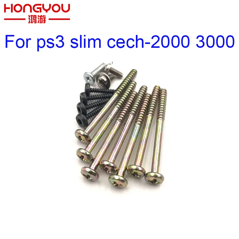 For Sony Playstation 3 PS3 Super Slim CECH-2000 3000 Screw Set