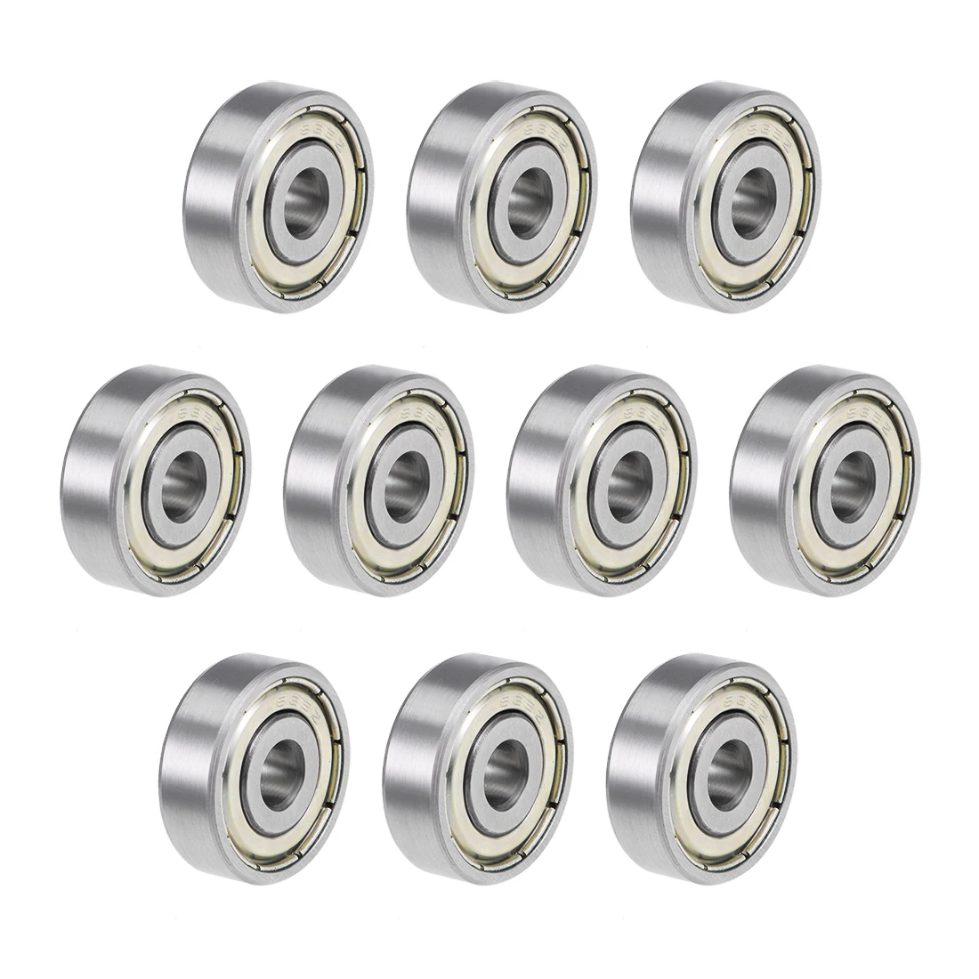 

uxcell 10pcs 635ZZ Deep Groove Ball Bearings Z2 5x19x6mm Double Shielded Carbon Steel