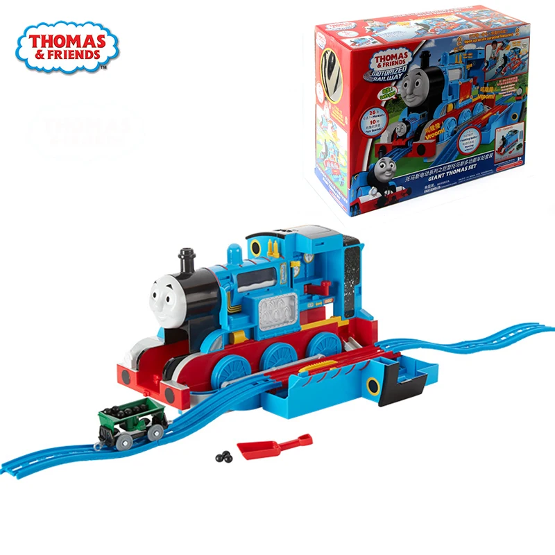 Original Thomas And Friends Large Multi-purpose Station Track Set Electric Locomotive Boys Toys Gift Toys For Children FVC06