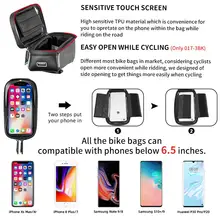 Waterproof Touch Screen Bike Bag 6.5 Phone Case #2