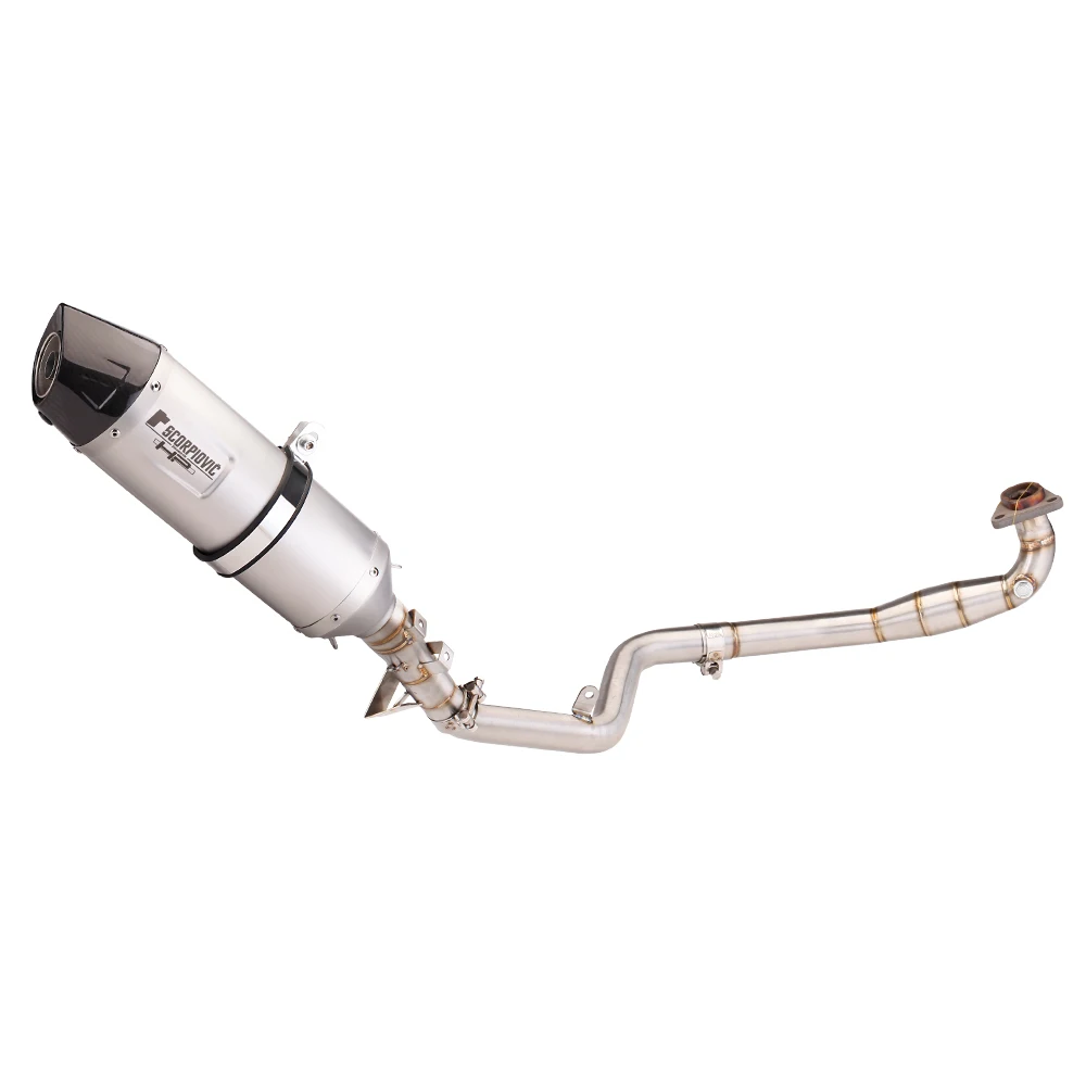 Motorcycle exhaust pipe, non-slip, modified exhaust, front connection head, for honda head, complete system adv 750 x-adv750