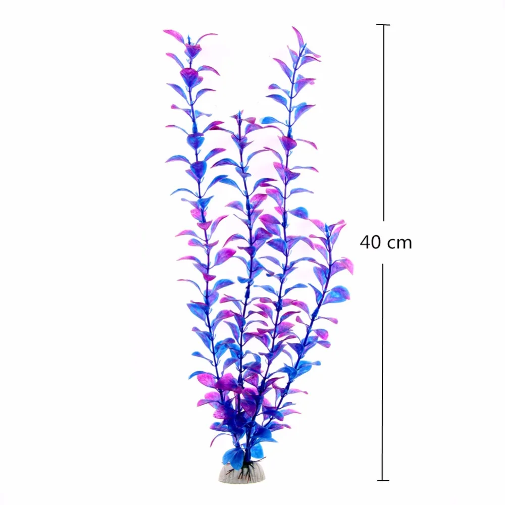 Ornament Aquarium Accessories artificial underwater plants aquarium fish tank decoration 5 Color water grass viewing decorations