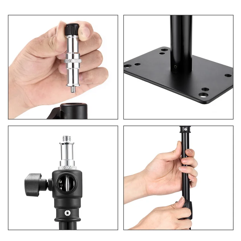 التصوير الفوتوغرافي استوديو صور فيديو 1 متر جدار سقف جبل حامل العلوي مع 1/4 "الموضوع للكاميرا الفيديو جدار جبل