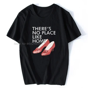 Impresso Homens de Manga Curta Camiseta De Algodão Mágico De Oz No Place Like Home Ajuste Regular T-Shirt Das Mulheres T Shirt T-shirt dos homens 6 principais vendas mago de oz camisa - №4