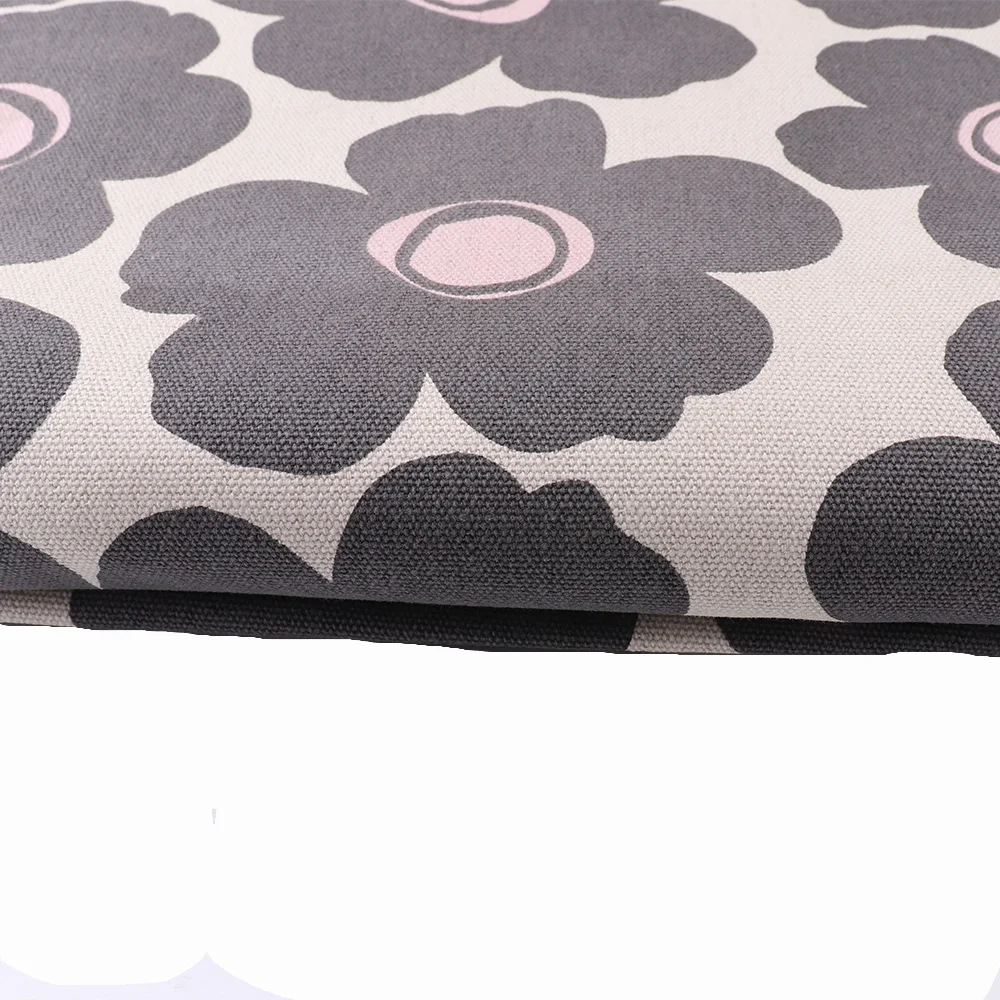Flower Cotton Fabric Patchwork High Quality for Tablecloth Curtain Sofa cushion making Home Textile Craft Clothing DIY Handmade