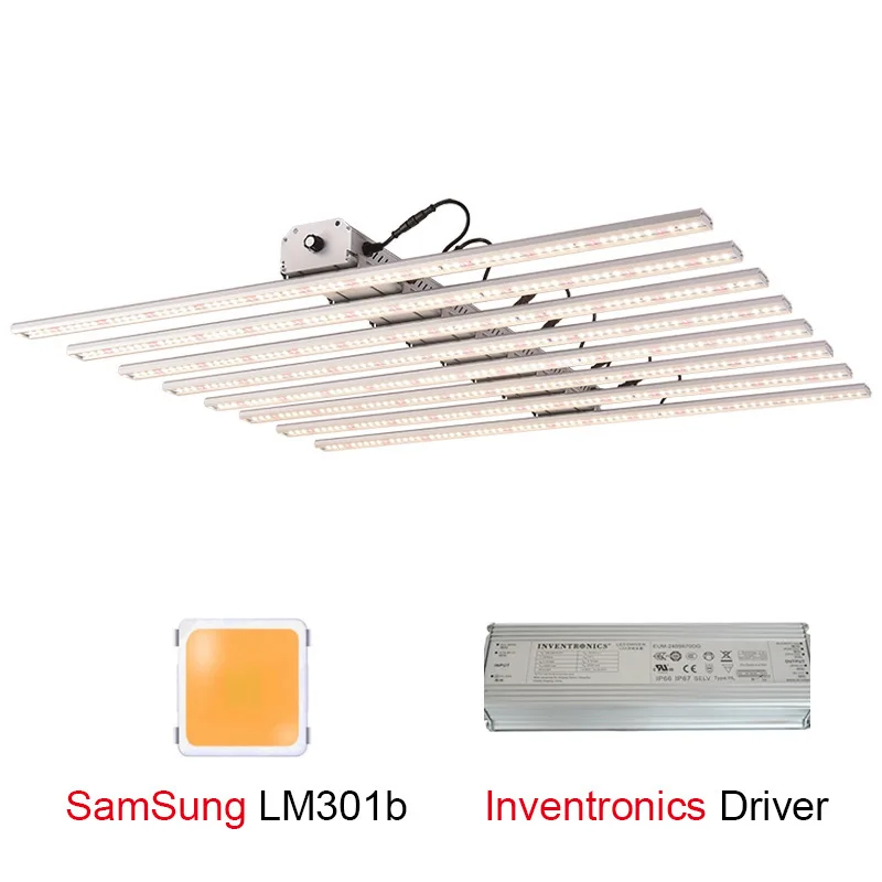 

High quality Full Spectrum LED Grow Light Bars 480W/640W/800W Samsung LM301B Plant light Quantum Dimming Grow Lights Bar