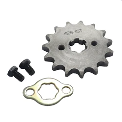 15T Tooth 428 ID 17mm /20mm Front Engine Sprocket For Motorcycle Dirt bike ATV Quad Buggy