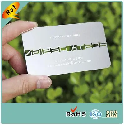 fashion stainless steel custom visit name metal business card