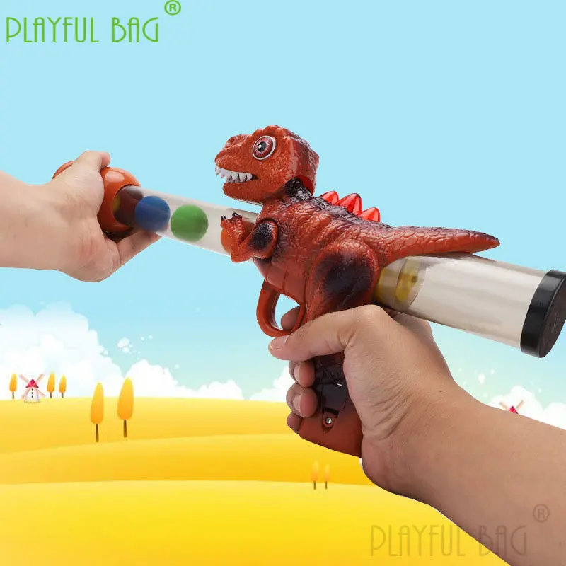 PB Playful bag 2021 new dinosaur aerodynamic soft bullet gun toy gun funny children's boy Christmas decompression gift qd176