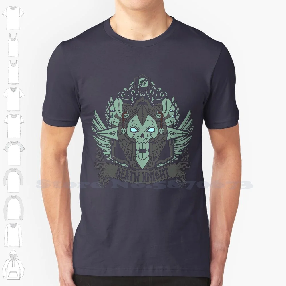 Death Knight-Elite Edition 100% Cotton T-Shirt World Of Alliance World Of Fangirl Wow World Of Classic World Of Game World Of