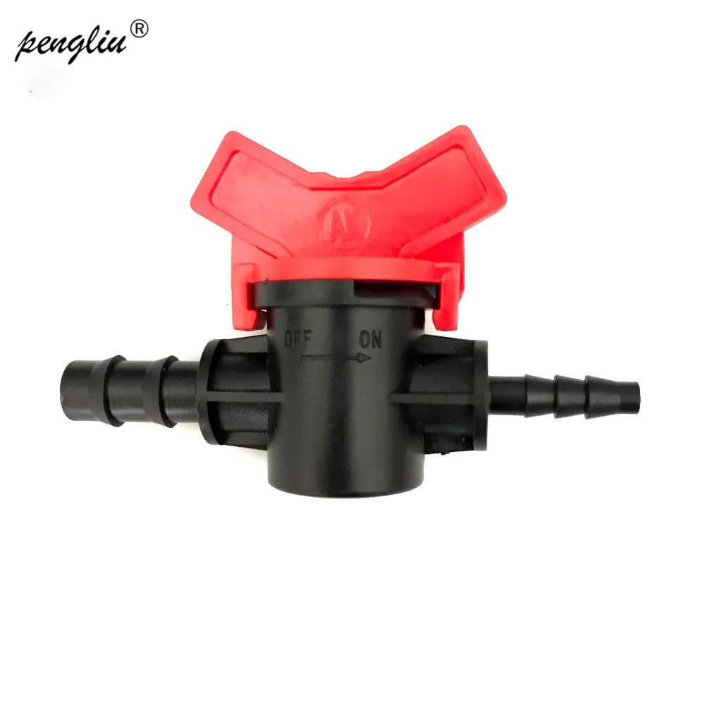 

5Pcs 8/11mm to 4/7mm Water Hose Convenient Switch Coupling Valve Barbed Slotted Plastic Irrigation Water Hose Irrigation IT041