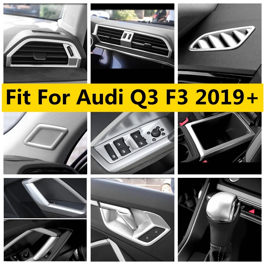 

Pillar A / Window Lift Button / Door Handle Bowl / Dashboard Air Conditioner Outlet / Gear Head Cover Trim For Audi Q3 2019-2023