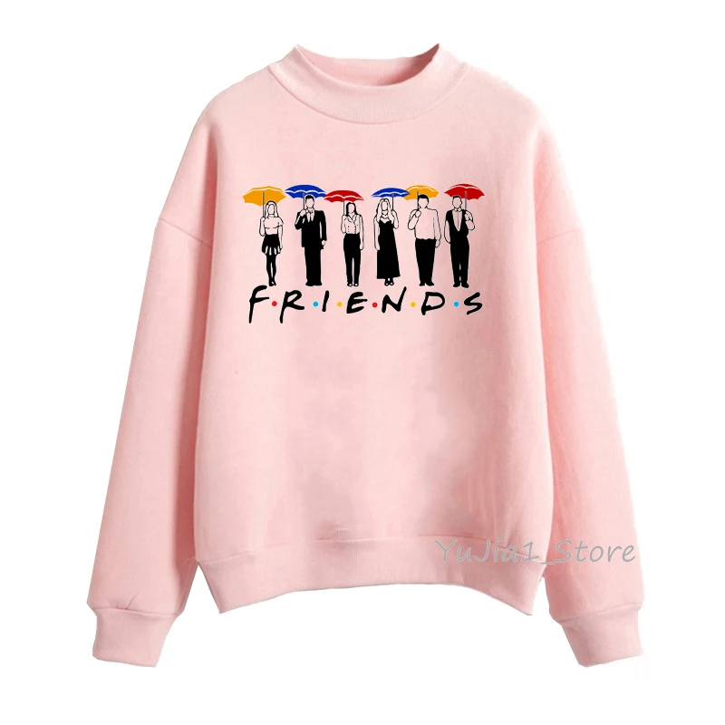 

Friends Sweatshirt Bff Hoodies Women Cute Pink Hoodie Ladies Winter Hoody Pullover Streetwear Oversize Roupas Hoddies