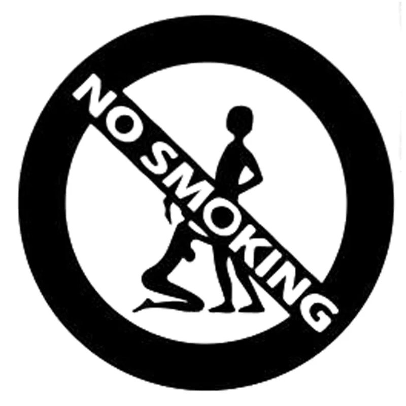 

Hot Interesting Car Sticker Girl and Boy No Smoking Motorcycle Decals KK Vinyl Bumper Decals PVC 13cm*10cm Accessories
