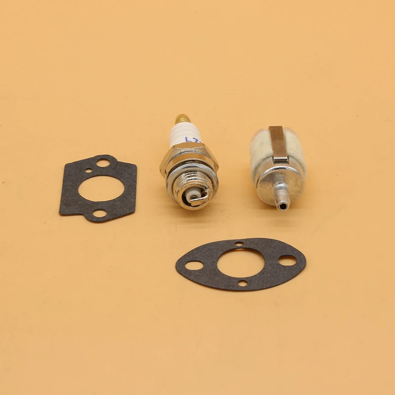 Filtro de combustível spark plug gaxeta kit apto para o parceiro 350 351 mcculloch mac 335 435 440 jardim motosserra a gás peças reposição