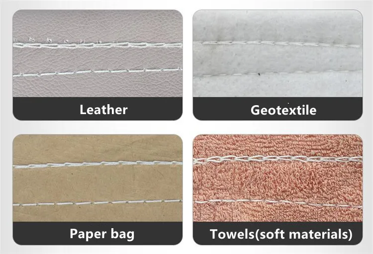 Máquina de fechamento de costura de saco portátil Máquina elétrica de selagem de saco tecido de couro