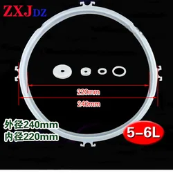 5-6L electric pressure cooker sealing ring electric pressure cooker rubber ring accessories apron rubber gasket sealing strip