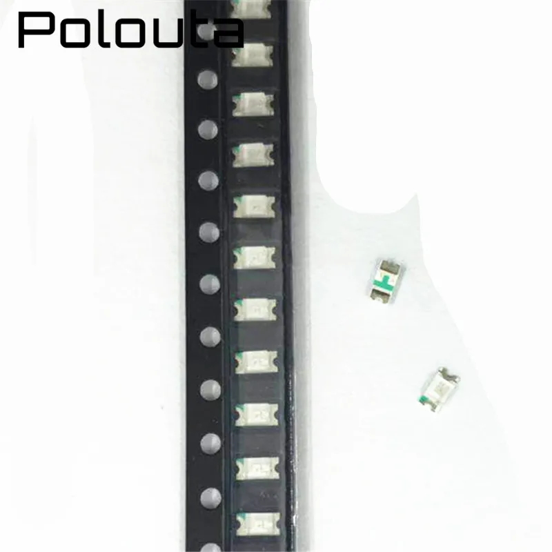 Polouta 50pcs SMD LED Emitting Diode Lamp Chip White Red Green Blue Yellow Orange Pink Light Beads Highlight SMD Diode Lamp Chip