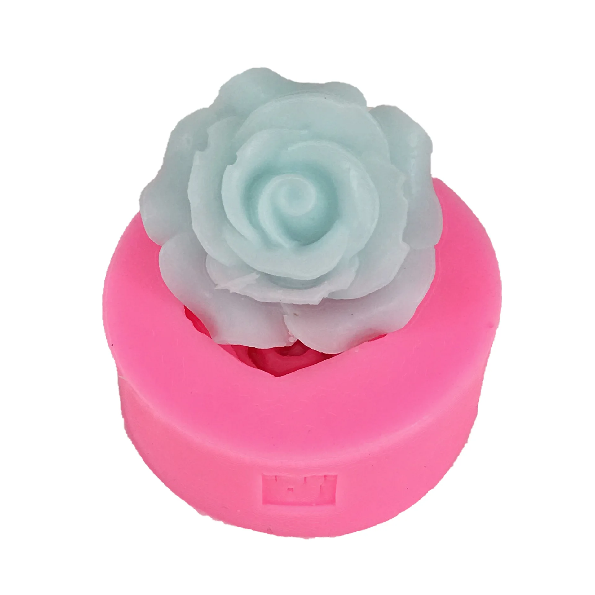 1 Piece 5.1*5.1*2.3cm Random Color Flower Fondant Mold Cake Mold Cake Decoration Liquid Silicone Mold DIY Tools Wax Mould