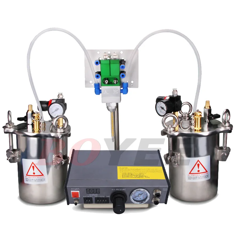 Imagem -05 - Cola de Dois Componentes Automática à Prova de Gotejamento Válvula Dispensador de Fluido Peças Dispensando ab Máquina Distribuidora 31ab