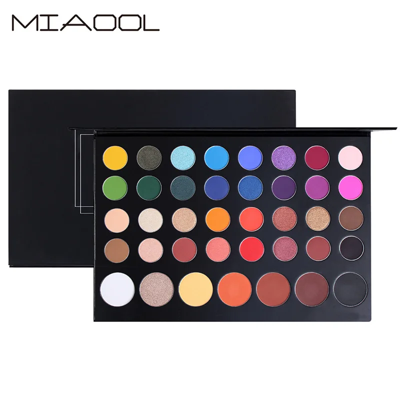 

Miaool New Products 39 Color Pearly Lustre Matte Mixed Eyeshadow Waterproof And Sweatproof Not Smudge Makeup Palette