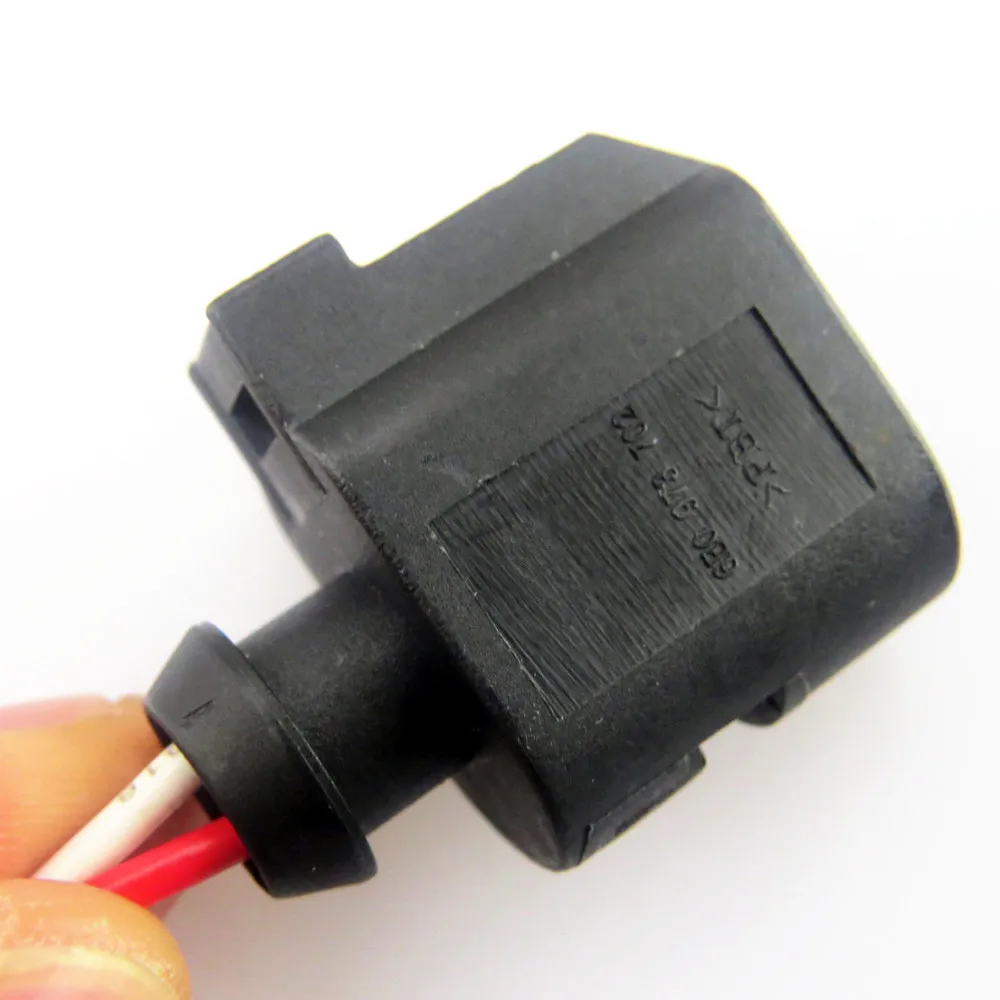 Fhawkeyeq-cabo de tomada com sensor abs, 2 peças, 2 pinos, para vw touran, polo, passat, b7, tiguan, golf, mk6, mk7, a4, q3, superb, yeti, octavia 6e0973702