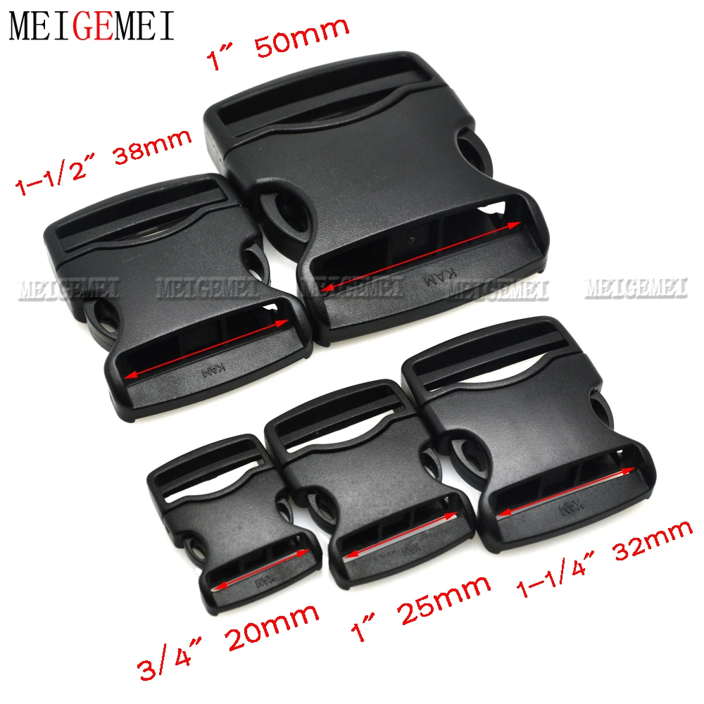 

20mm 25mm 32mm 38mm 50mm Webbing Detach Buckle Belt Buckle Students Bags Luggage Travel Buckle Accessories