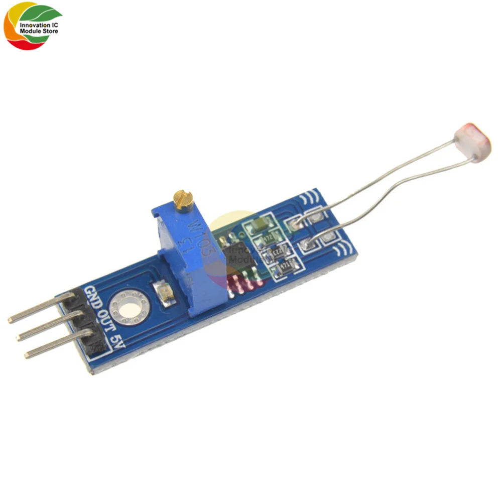 Photoresistance Detection Optical Photosensitive Light Sensor Board For Arduino LM393 DO Voltage Output PCB Module 3.3V 5V