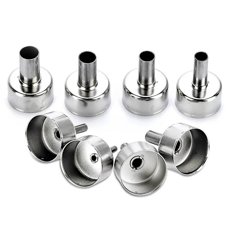 QHTITEC Welding Nozzle for Hot Air Gun Multifunction Use Nozzle Stainless Steel Different Sizes Nozzle for 8858 8898 858D 8908