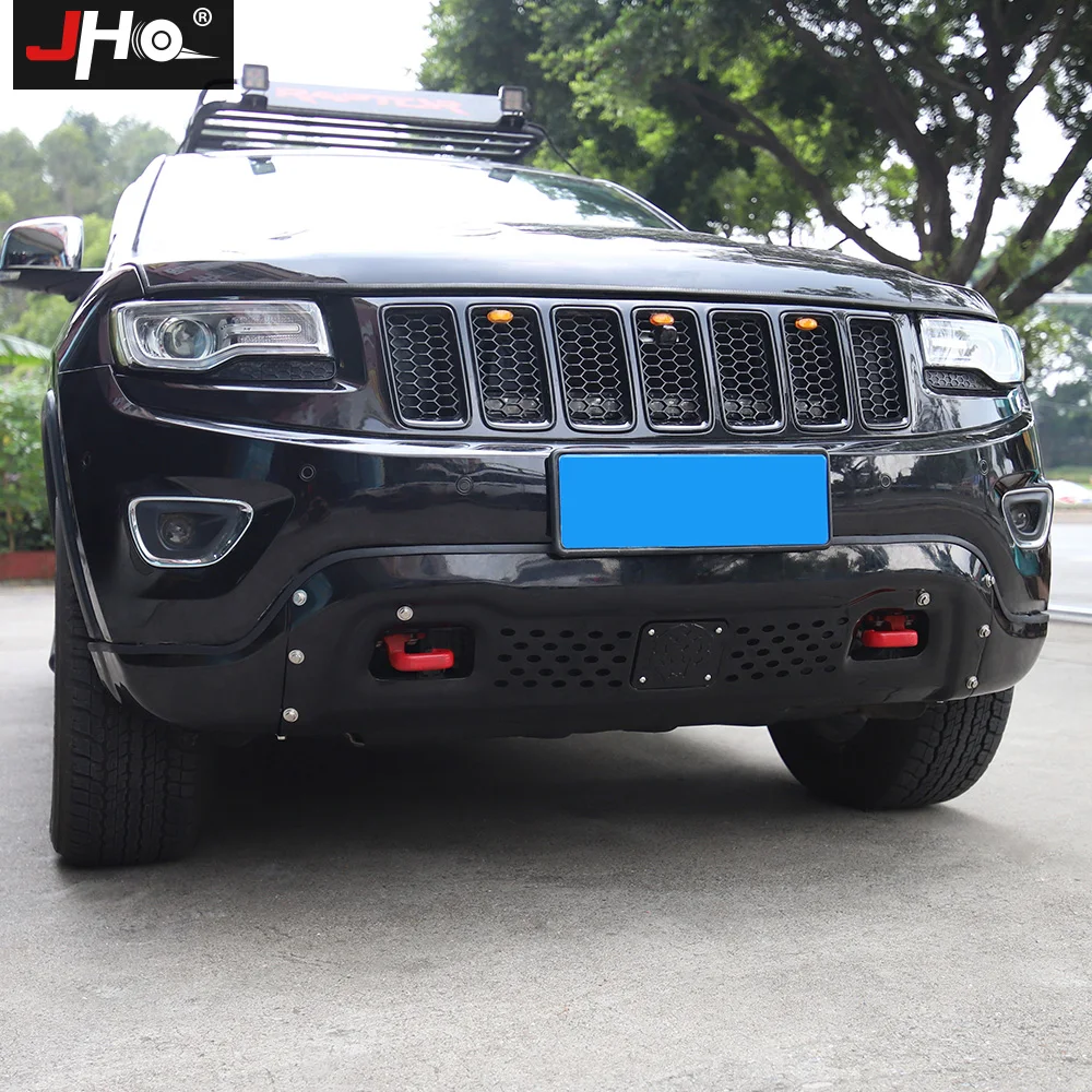 JHO Offroad Driving Skid Plate Front Bumper Protector Guard For 2014-2020 Jeep Grand Cherokee Limited Overland 2017 2016 2018