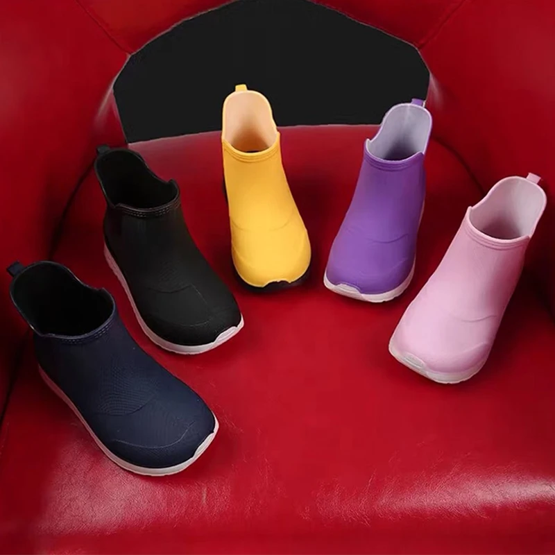 

Summer Spring Children's Shoes PVC Rubber Kids Baby Shoes Water Shoes Autumn Winter Waterproof Rain Boots Toddler Girl Rainboots