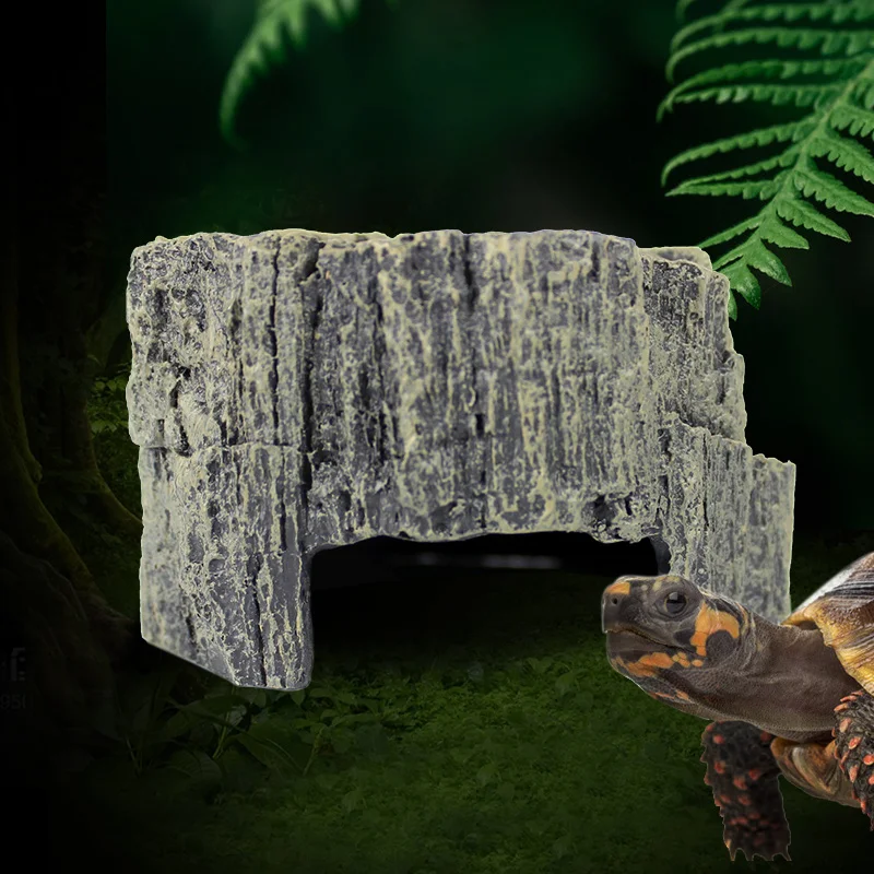 

Reptile Hiding Cave Nest Turtle Lizard Reptile Hide Habitat Natural Shell Creeping Small Pet House Shell Reptile Shelter