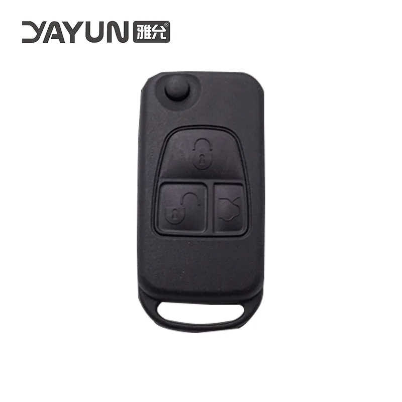 

YAYUN ForMercedesBenz 3 buttons remote flip key f4 track blank blade