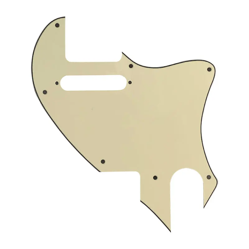 Pleroo piezas de guitarra para US Telecaster Tele F Hole Hybrid Guitar Pickguard Scratch Plate Tele Conversion Pickup con agujero de fijación