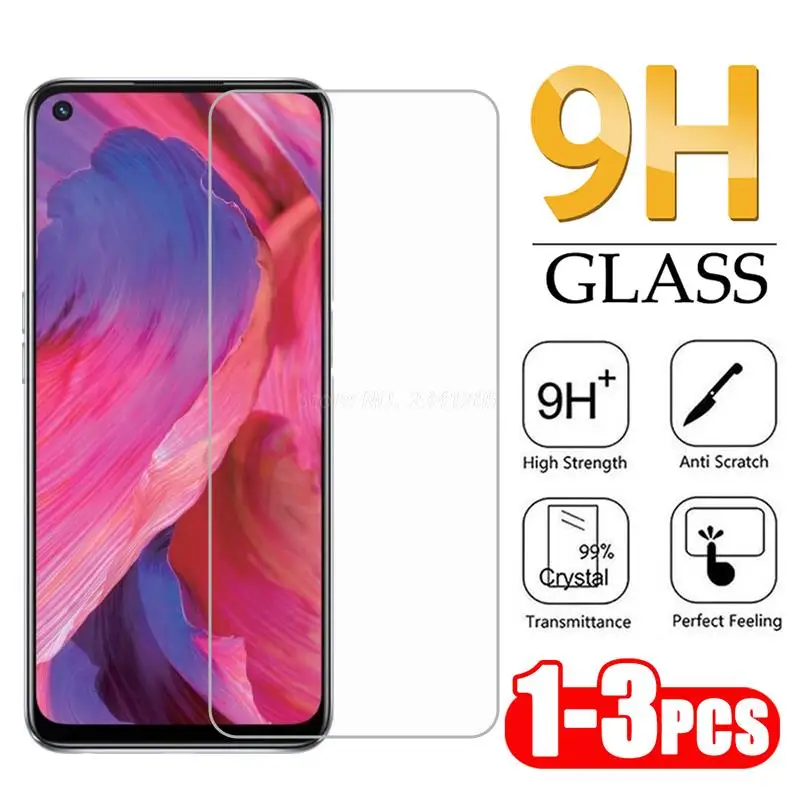 3-1PC Tempered Glass For OPPO A54 A74 5G Screen Protector on Oppo A11s A16 k s A35 A53 A54 A55 A93 s A56 A74 A94 A95 5G Pelicula