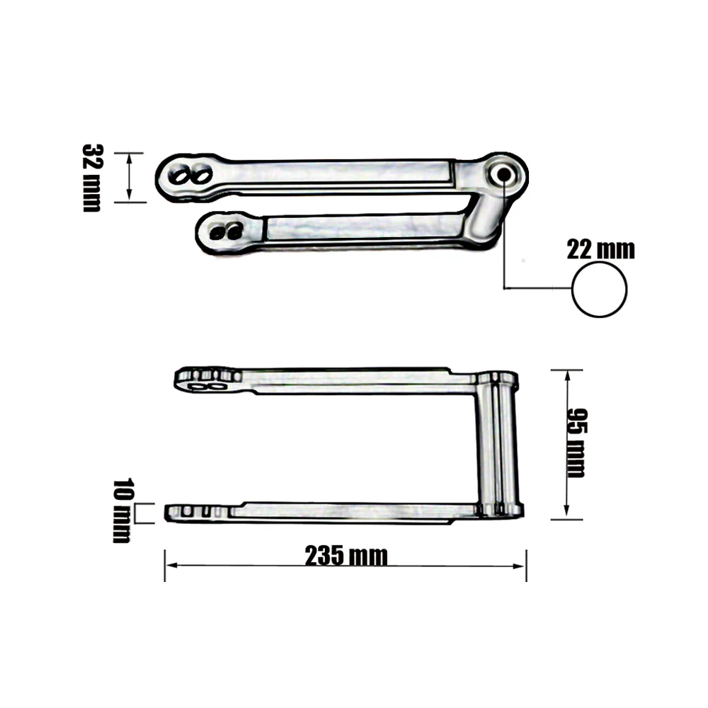 Lowering Links Kit For SUZUKI GSXR 600/750 06-10, GSXR1000 07-08 Motorcycle Rear Adjustable Lowering Link Kit GSX-R 600GSX-R 750