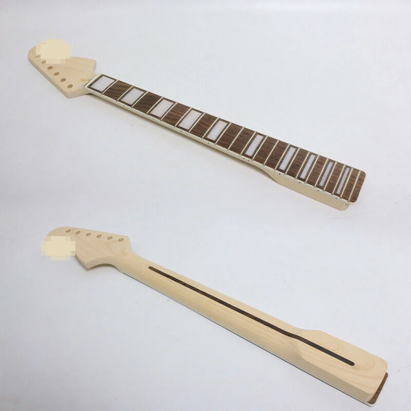 New   Electric  guitar neck 22 fret 24 \'\' maple made and  rosewood  Guitar Fretboard BINDING