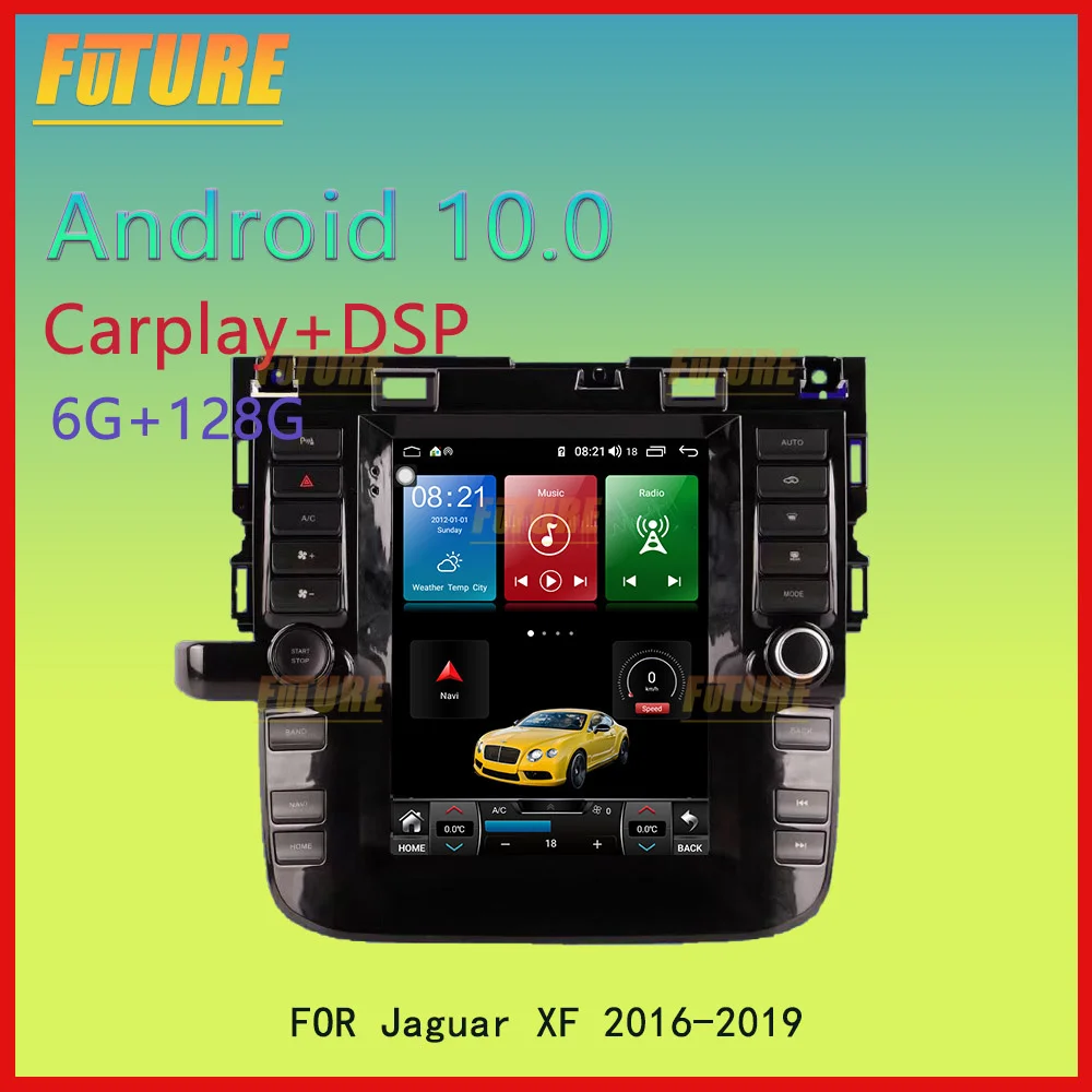 

Tesla Screen Android Car Radio Stereo For Jaguar XF XFL 2016 2017-2019 Car Multimedia Player GPS Navigator 2 Din DVD Head Unit