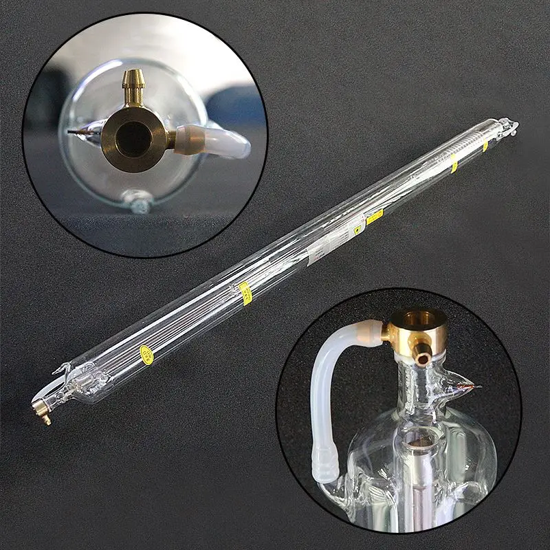 New Arrival Factory Sale Best Quality 125CM 60W Co2 Laser Tube For Engraver Cutting Machines