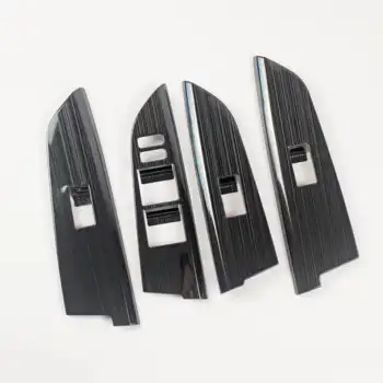 適用於豐田蘭德酷路澤200 LC200 FJ200 2016 2017 2018 2019款的不銹鋼內門把手蓋開關裝飾件 6 最佳銷售 陸地巡洋艦200的內飾 - №4