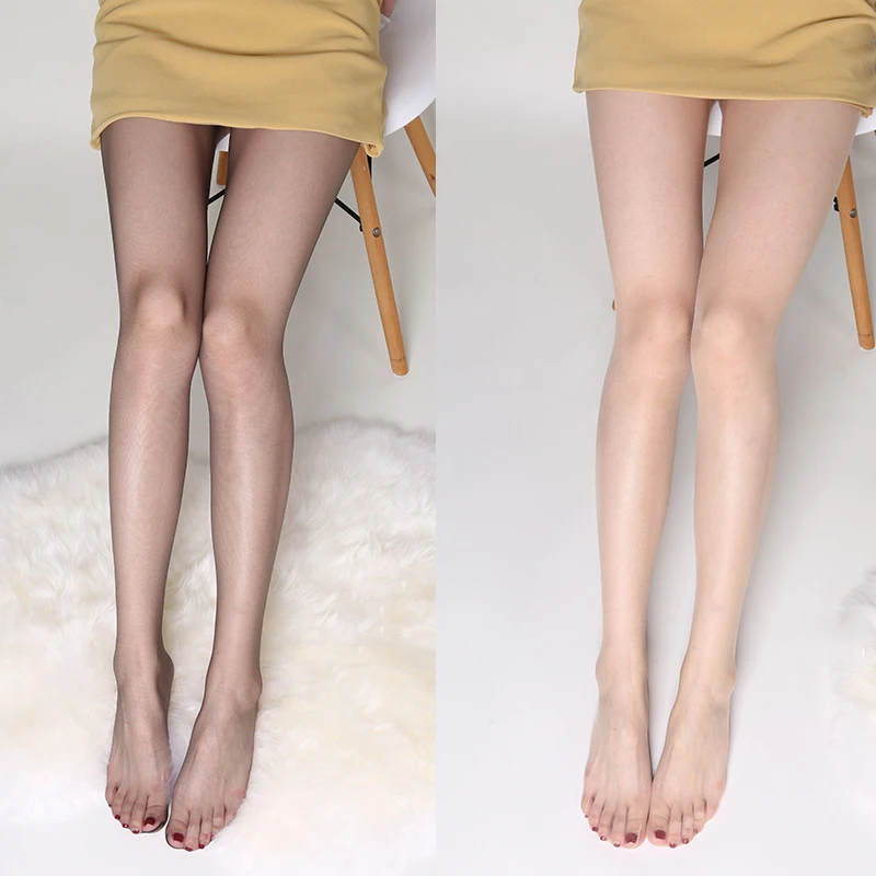 Sexy Ultra-thin Tights 0D Transparent Tights Women Sun Protection Pantyhose Stockings Nylon Tights Slim Stocking Female Rajstopy