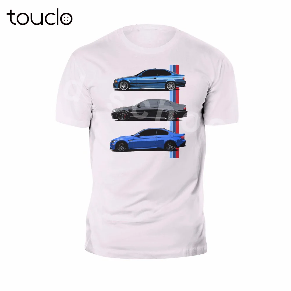 T-Shirt Fashion Men O-Neck Streetwear T shirt M3 Evolution E36 E46 E90 M Power Printed Tee shirts Cool tees