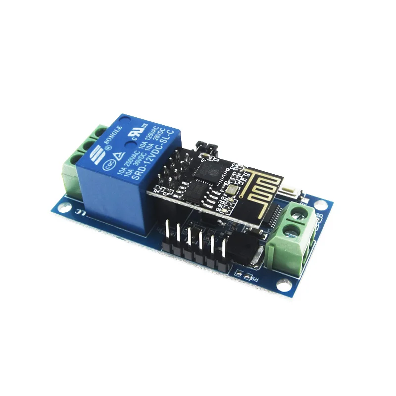 12V ESP-01 ESP8266 1 Channel WiFi Relay Module Remote Control Switch For IOT Smart Home Phone APP Controller diy electronics